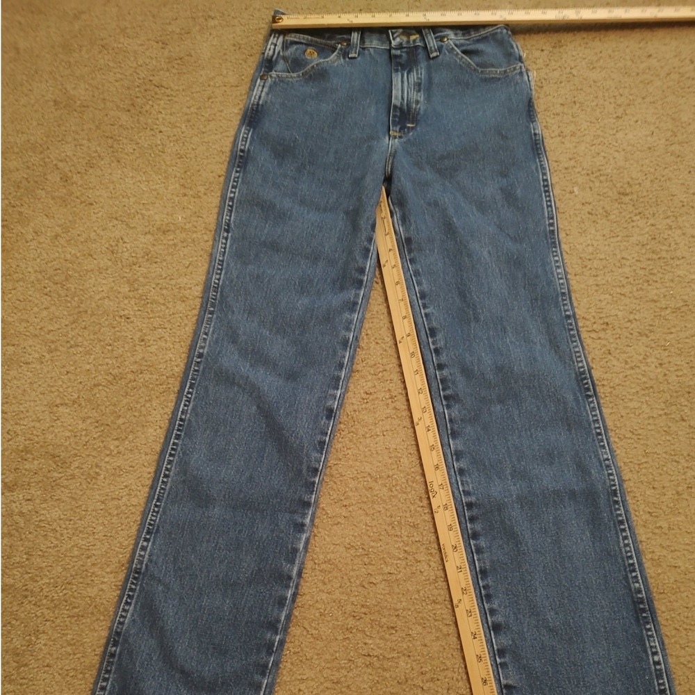Wrangler George Strait Collection Jeans Mens 27x29 Blue Excellent Straight Leg